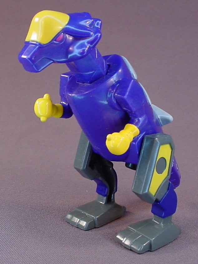Power Rangers Dino-Thunder Cephala Zord Toy, 4 1/2 Inches Tall, Press The Button On The Tail To Make The Head Pop Up Like A Battering Ram, 2003 2004 McDonalds