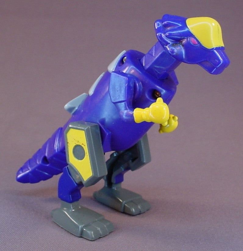 Power Rangers Dino-Thunder Cephala Zord Toy, 4 1/2 Inches Tall, Press The Button On The Tail To Make The Head Pop Up Like A Battering Ram, 2003 2004 McDonalds