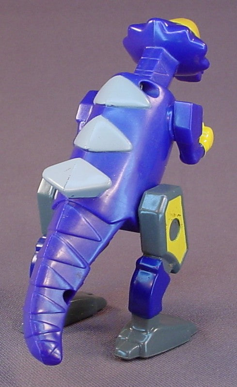 Power Rangers Dino-Thunder Cephala Zord Toy, 4 1/2 Inches Tall, Press The Button On The Tail To Make The Head Pop Up Like A Battering Ram, 2003 2004 McDonalds