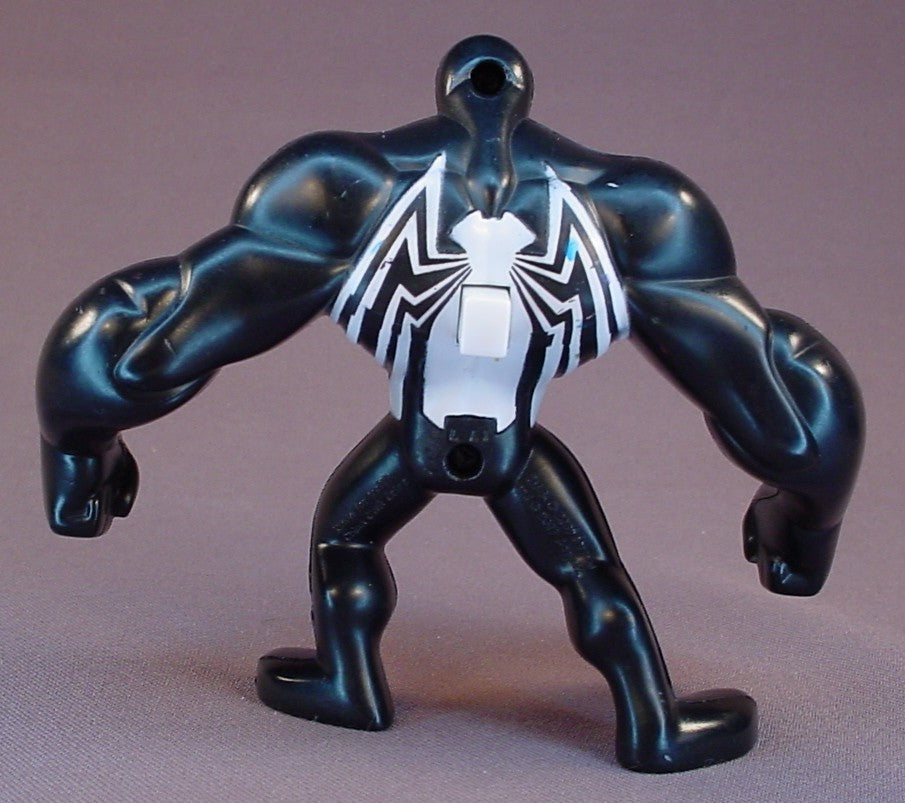 Spider-Man Spectacular Animated Spiderman Water Squirting Venom Figure Toy, 4 1/4 Inches Tall, Press The Button On The Back To Make It Suck Up And Squirt Water, 2009 McDonalds