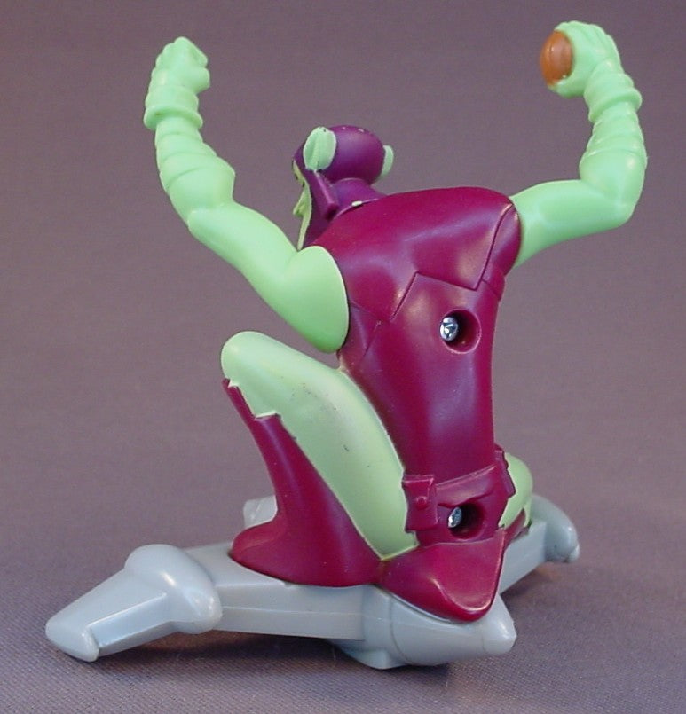 Spider-Man Spectacular Animated Spiderman Green Goblin On A Rolling Glider Figure Toy, 3 1/4 Inches Tall, The Arms And Head Swivel, 2009 McDonalds