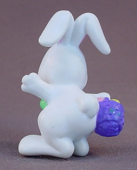 Avon Gift Collection White Easter Bunny Decoration Or Ornament PVC Figure, 2 Inches Tall