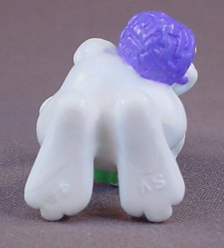 Avon Gift Collection White Easter Bunny Decoration Or Ornament PVC Figure, 2 Inches Tall