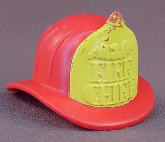 Little Tikes Apple Grove Pals Fireman's Helmet Or Hat, Heroes Series, Has Some Paint Wear