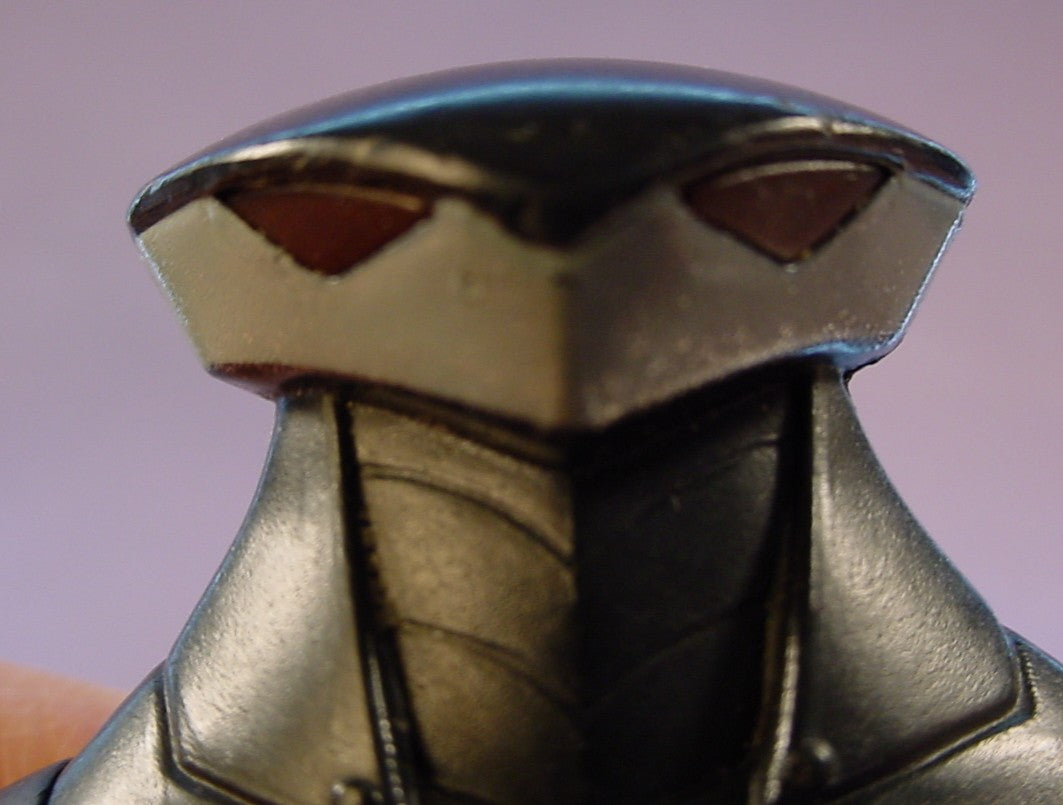 Batman The Brave And The Bold Black Manta Figure Toy, 4 1/8 Inches Tall, The Eyes Glow Red When The Button Is Pressed, Has An On Off Switch, The Arms Move, 2010 McDonalds