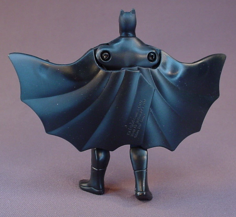 Batman The Brave And The Bold Batman Figure Toy, 4 3/4 Inches Tall, Lock The Arms Down And Press The Insignia To Make Them Pop Up, The Head Moves, 2010 McDonalds