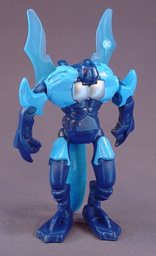 Bakugan Mechtanium Surge Zenthon Action Figure Toy, 4 3/4 Inches Tall, The Wings Fold Down & Spring Up When The Button Is Pressed, The Arms Move, Swivels At The Waist, 2011 McDonalds, Spin Master, Spinmaster
