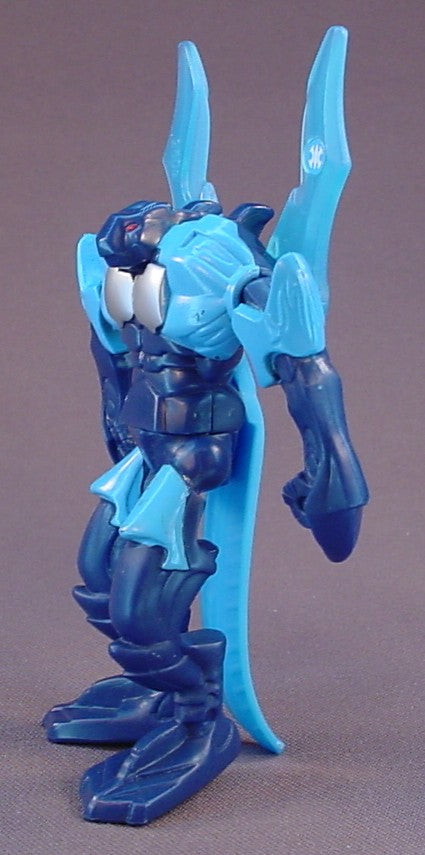 Bakugan Mechtanium Surge Zenthon Action Figure Toy, 4 3/4 Inches Tall, The Wings Fold Down & Spring Up When The Button Is Pressed, The Arms Move, Swivels At The Waist, 2011 McDonalds, Spin Master, Spinmaster