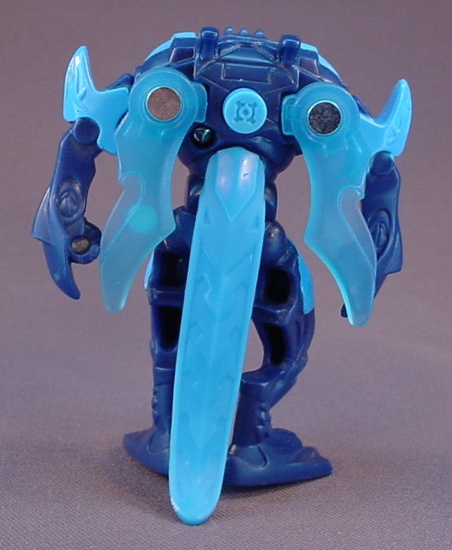 Bakugan Mechtanium Surge Zenthon Action Figure Toy, 4 3/4 Inches Tall, The Wings Fold Down & Spring Up When The Button Is Pressed, The Arms Move, Swivels At The Waist, 2011 McDonalds, Spin Master, Spinmaster