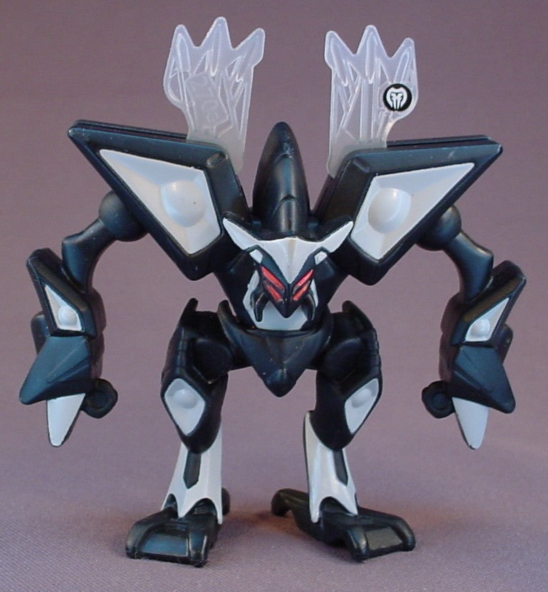 Bakugan Mechtanium Dreadeon Action Figure Toy, 4 1/4 Inches Tall, The Semi Transparent Wings Lock Down And Spring Up When The Button On The Back Is Pressed, The Arms Move, Swivels At The Waist, 2011 McDonalds