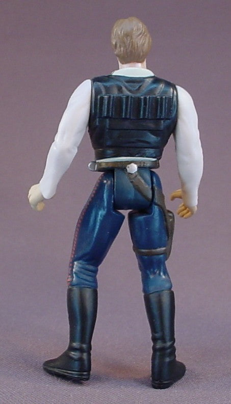 Star Wars Han Solo Action Figure With The Blaster Pistol And Rifle Accessories, 1997 Kenner, LFL, The Power Of The Force, A New Hope, 3 3/4 Inches Tall, Star Wars Toy