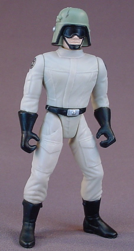 Star Wars AT-ST Driver Action Figure, 1997 Kenner, LFL, The Power Of The Force, Flashback Photo Series, 3 3/4 Inches Tall, Star Wars Toy