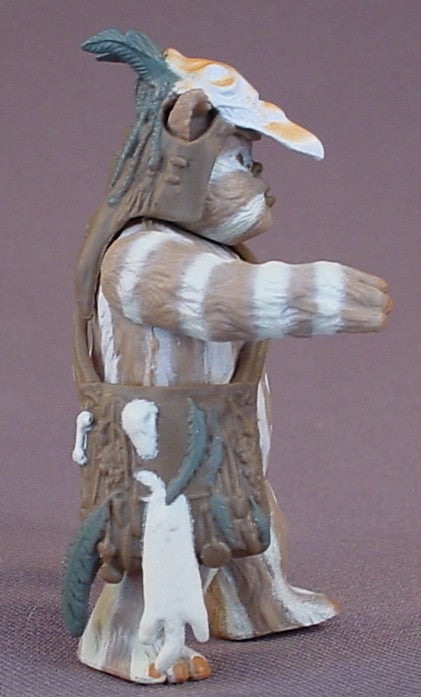 Star Wars Logray Ewok Medicine Man Or Shaman Action Figure, 1998 Kenner, LFL, Return Of The Jedi, From A 2 Pack Set, 3 Inches Tall, Star Wars Toy