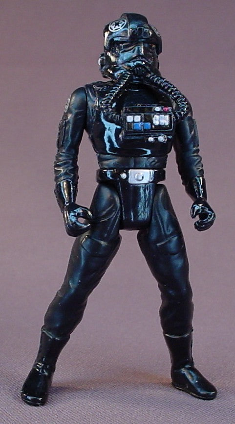 Star Wars Tie Fighter Pilot Action Figure, 1995 Kenner, LFL, The Power Of The Force, 3 3/4 Inches Tall, Star Wars Toy