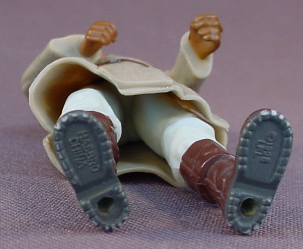 Star Wars Mace Windu Action Figure With The Jedi Cloak And Blue Lightsaber Accessories, 1998 Hasbro, LFL, Episode 1 The Phantom Menace, 3 3/4 Inches Tall, Star Wars Toy