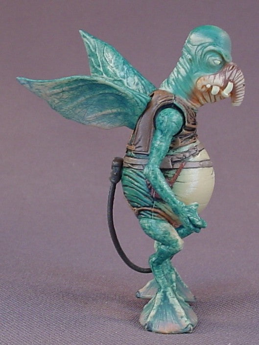 Star Wars Watto Action Figure With The Datapad And Commtech Chip Accessories, 1998 Hasbro, LFL, Episode 1 The Phantom Menace, The Wings Are Removable, The Chip Doubles As A Stand, Data Pad, 3 Inches Tall