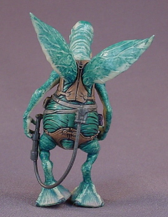 Star Wars Watto Action Figure With The Datapad And Commtech Chip Accessories, 1998 Hasbro, LFL, Episode 1 The Phantom Menace, The Wings Are Removable, The Chip Doubles As A Stand, Data Pad, 3 Inches Tall