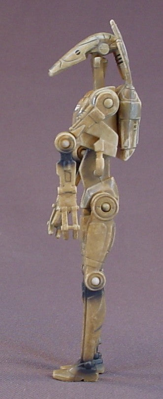 Star Wars Battle Droid STAP Driver Or Pilot Action Figure With The Backpack Accessory, 1998 Hasbro, LFL, Episode 1 The Phantom Menace, 4 1/4 Inches Tall, Star Wars Toy