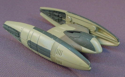 Star Wars Micro Machines Trade Federation Droid Starfighter, Diecast Metal, 1998 Galoob, Episode 1 The Phantom Menace, Die Cast Metal, 3 1/8 Inches Long, Star Wars Toy