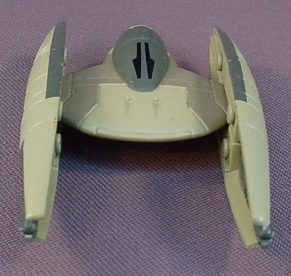 Star Wars Micro Machines Trade Federation Droid Starfighter, Diecast Metal, 1998 Galoob, Episode 1 The Phantom Menace, Die Cast Metal, 3 1/8 Inches Long, Star Wars Toy