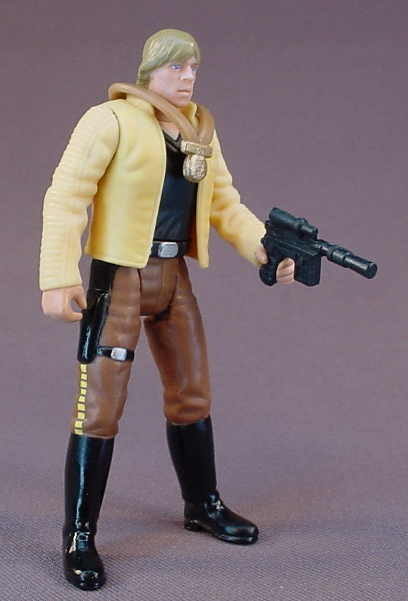 Star Wars Luke Skywalker Medal Ceremony Action Figure With The Blaster And Medallion Accessories, 1997 Kenner, LFL, The Power Of The Force, Freeze Frame Series, A New Hope, 3 3/4 Inches Tall, Star Wars Toy