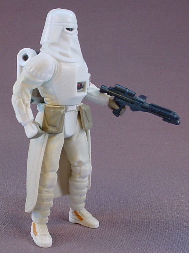 Star Wars Imperial Snowtrooper Action Figure With The Backpack And Blaster Pistol Accessories, 1997 Kenner, LFL, The Empire Strikes Back, Freeze Frame Series, 3 3/4 Inches Tall, Star Wars Toy