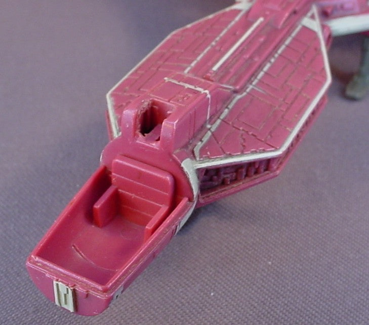 Star Wars Micro Machines Action Fleet Consumer Class Republic Cruiser, It Is Missing The Cockpit Cover, 1998 Galoob, 5 3/4 Inches Long