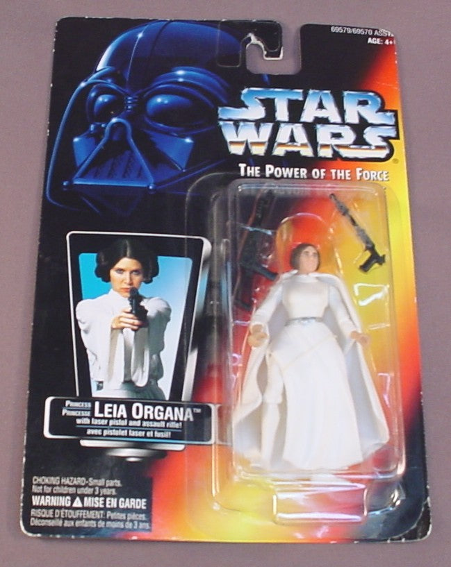 Star Wars The Power Of The Force Princess Leia Organa Action Figure In The Original Sealed Package, 1995 Kenner, C-060A