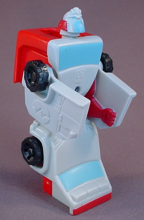 Transformers Animated Ratchet Autobot Figure That Turns Into An Ambulance, 4 1/4 Inches Tall, 2008 McDonalds