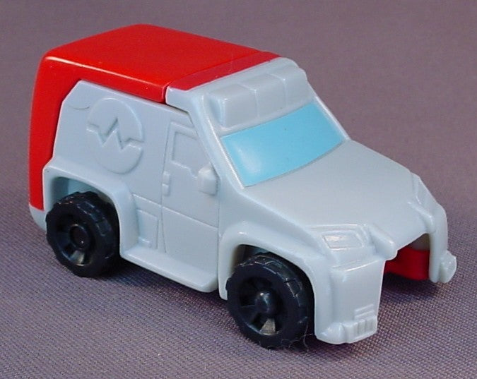 Transformers Animated Ratchet Autobot Figure That Turns Into An Ambulance, 4 1/4 Inches Tall, 2008 McDonalds