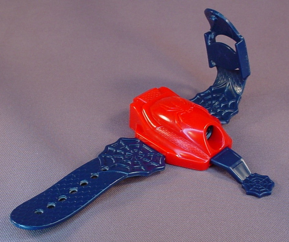 Spider-Man Movie 2 Spidey Signal Wrist Band, 2004 Kellogg's Cereal Premium, Shines A Red Spider, Spiderman, Kelloggs