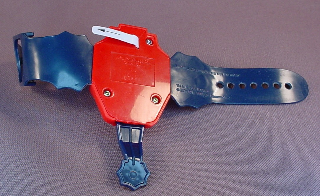 Spider-Man Movie 2 Spidey Signal Wrist Band, 2004 Kellogg's Cereal Premium, Shines A Red Spider, Spiderman, Kelloggs