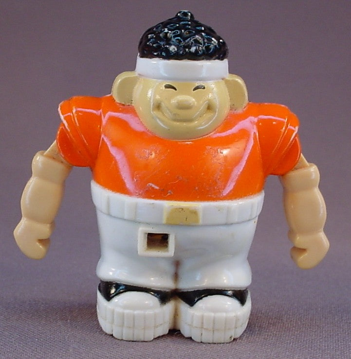Boog-A-Loo Shoe Ripcord Breakdancer Figure Toy, Does Not Have The Ripcord, 1984 Tomy, 2 1/2 Inches Tall, Vintage, Break Dancer, Boog A Loo