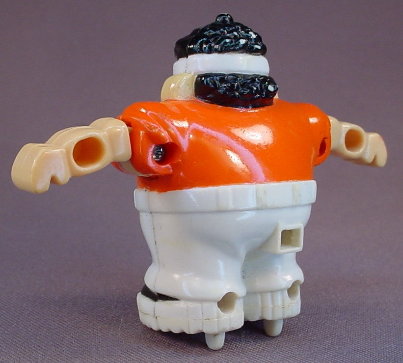 Boog-A-Loo Shoe Ripcord Breakdancer Figure Toy, Does Not Have The Ripcord, 1984 Tomy, 2 1/2 Inches Tall, Vintage, Break Dancer, Boog A Loo