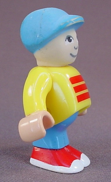 Brio Wooden Railway Train Line Little People Boy Figure, The Arms Move, The Head Swivels, Bends At The Waist, 2 Inches Tall, Brio