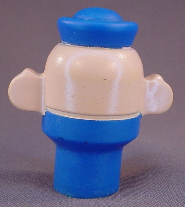 Playskool Blue Sailor Figure, Play Friends Little People, 1988 Playskool, Vintage Toy, 2 3/8 Inches Tall