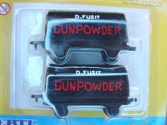 Thomas The Tank Engine And Friends D Fusit Gunpowder Cars In The Original Sealed Package, 1993 Ertl, #59, #4029, About 3 Inches Long, Vintage