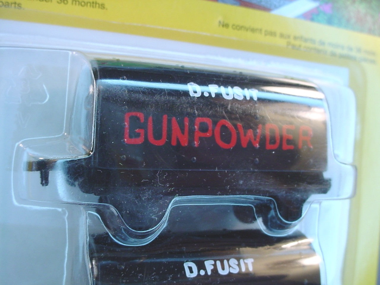 Thomas The Tank Engine And Friends D Fusit Gunpowder Cars In The Original Sealed Package, 1993 Ertl, #59, #4029, About 3 Inches Long, Vintage