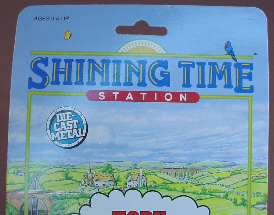 Thomas The Tank Engine Toby The Tram Engine In The Original Sealed Package, Shining Time Station, Die-Cast Metal, 1992 Ertl, 1012-72FO, About 3 1/4 Inches Long, Vintage