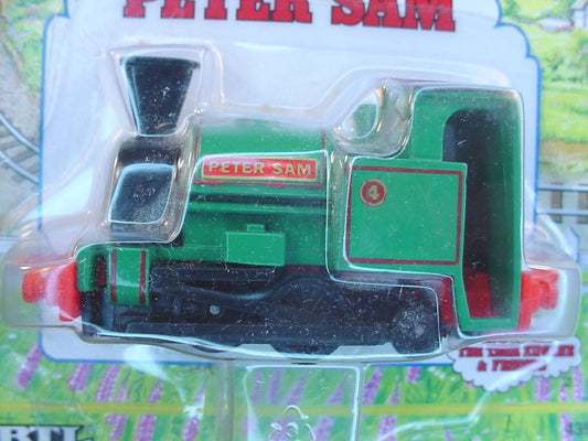 Thomas The Tank Engine Peter Sam Engine In The Original Sealed Package, Shining Time Station, Die-Cast Metal, 1992 Ertl, 4391-7HB, About 3 1/4 Inches Long, Vintage