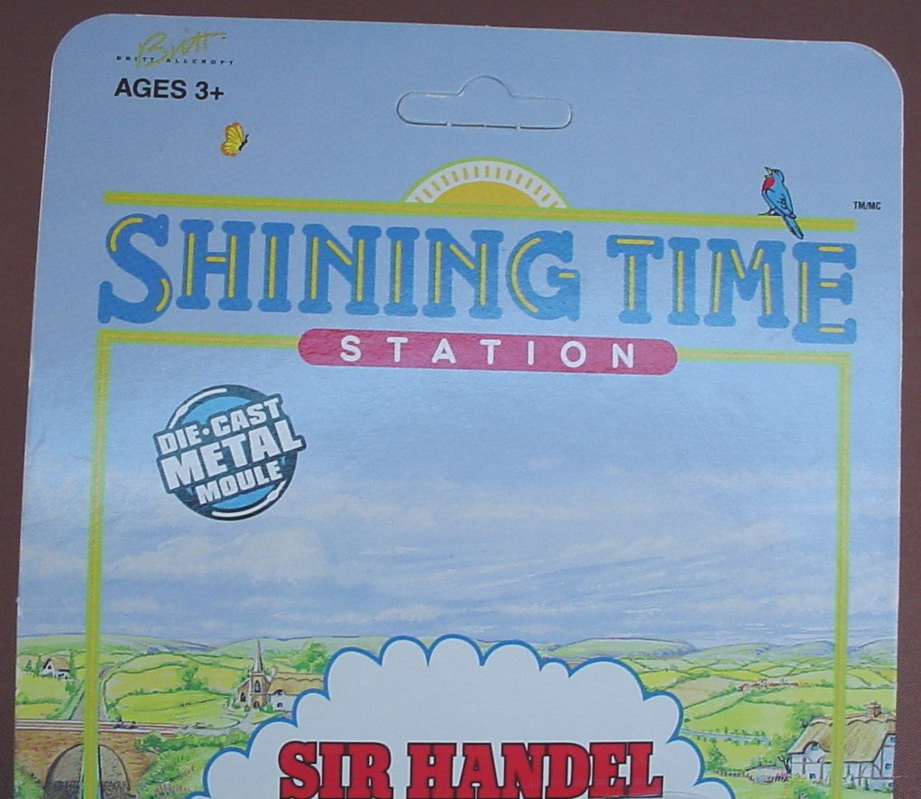 Thomas The Tank Engine Sir Handel Engine In The Original Sealed Package, Shining Time Station, Die-Cast Metal, 1992 Ertl, 4103-7HFB, About 3 1/4 Inches Long, Vintage