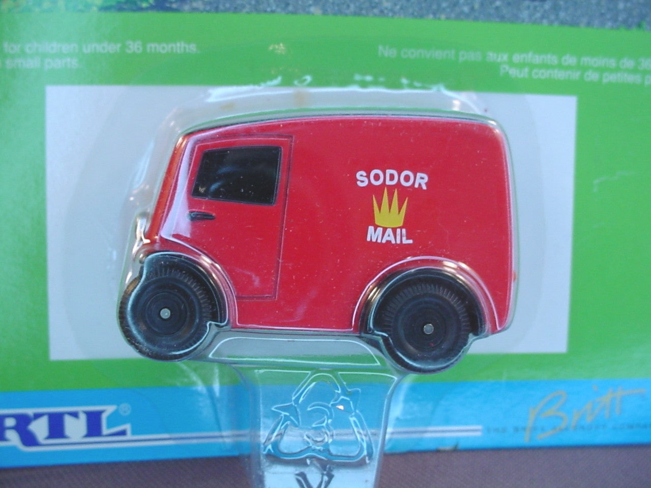 Thomas The Tank Engine And Friends Sodor Mail Van In The Original Sealed Package, 1999 Ertl, #61, 4822-7HEB, Die-Cast Metal, About 2 1/8 Inches Long, Diecast Metal, Vintage