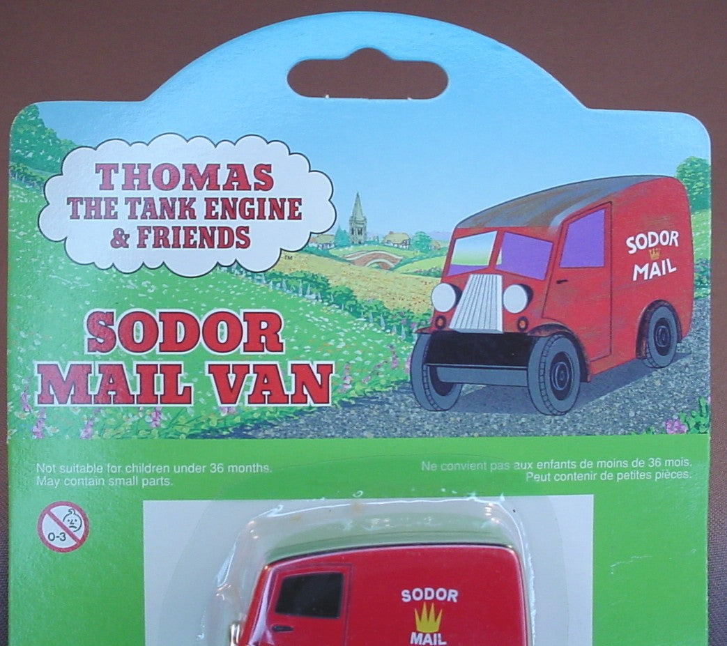 Thomas The Tank Engine And Friends Sodor Mail Van In The Original Sealed Package, 1999 Ertl, #61, 4822-7HEB, Die-Cast Metal, About 2 1/8 Inches Long, Diecast Metal, Vintage