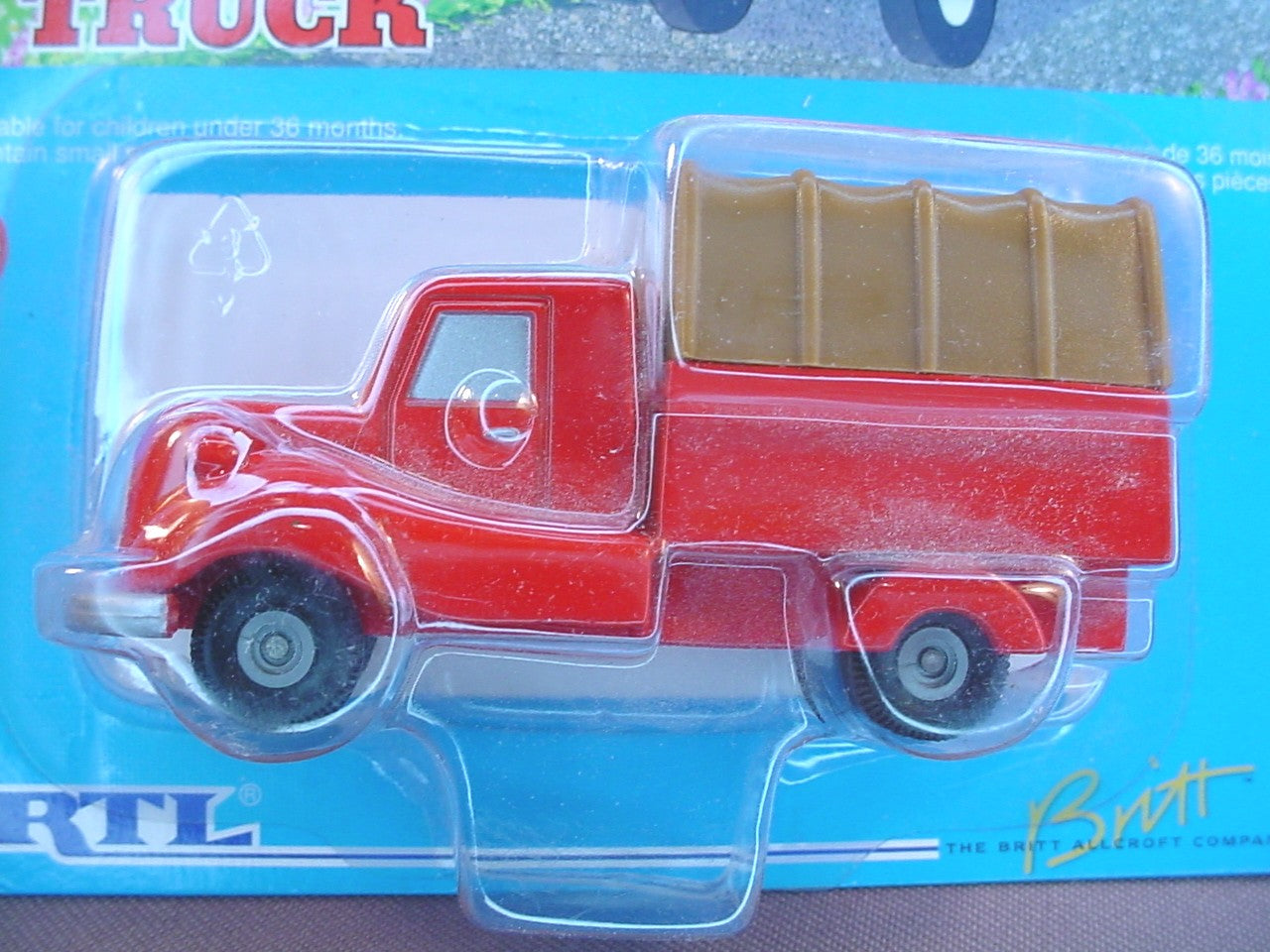 Thomas The Tank Engine And Friends Sodor Soft Side Truck In The Original Sealed Package, 1999 Ertl, #62, 4490-7HEB, Die-Cast Metal, About 3 1/4 Inches Long, Diecast Metal, Vintage