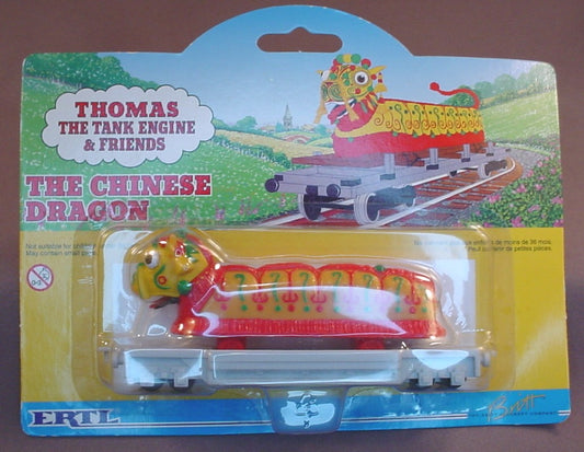 Thomas The Tank Engine And Friends The Chinese Dragon Car In The Original Sealed Package, 1997 Ertl, #54, 4794-7HEB, About 5 1/4 Inches Long, Vintage