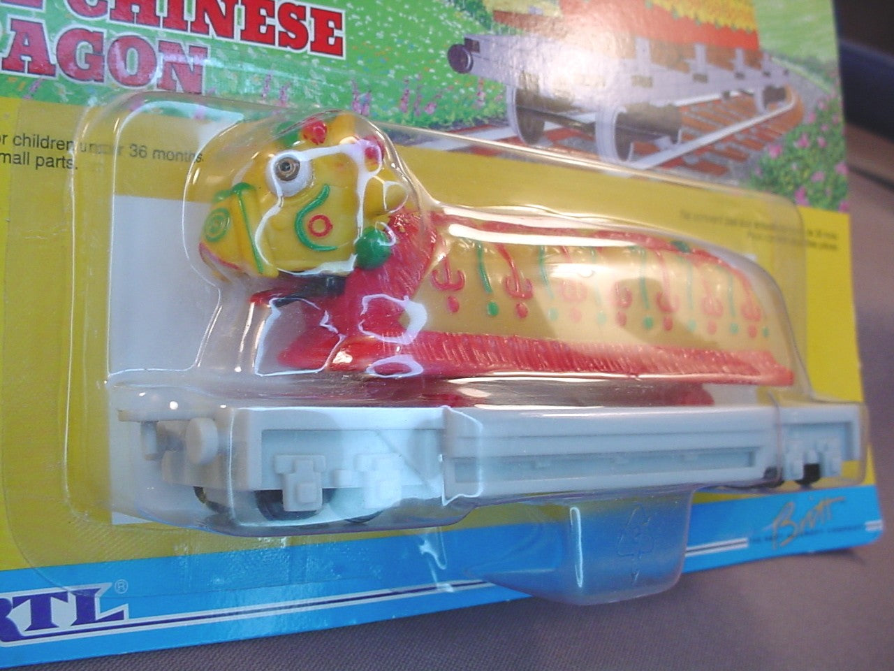 Thomas The Tank Engine And Friends The Chinese Dragon Car In The Original Sealed Package, 1997 Ertl, #54, 4794-7HEB, About 5 1/4 Inches Long, Vintage