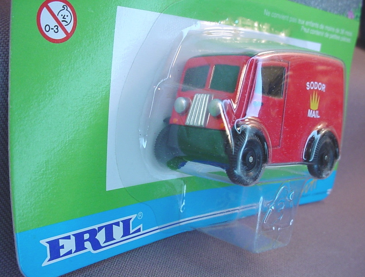 Thomas The Tank Engine And Friends Sodor Mail Van In The Original Sealed Package, 1999 Ertl, #61, 4822-7HEB, Die-Cast Metal, About 2 1/8 Inches Long, Diecast Metal, Vintage