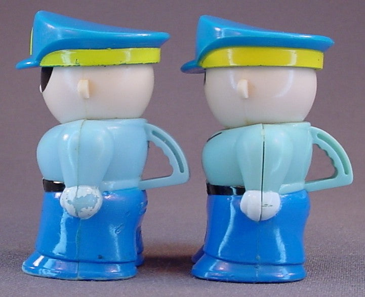 Buddy L My First Buddys Pair Of Policeman Figure Toys, Vintage, 1988 Buddy L, 2 1/4 Inches Tall, Figures