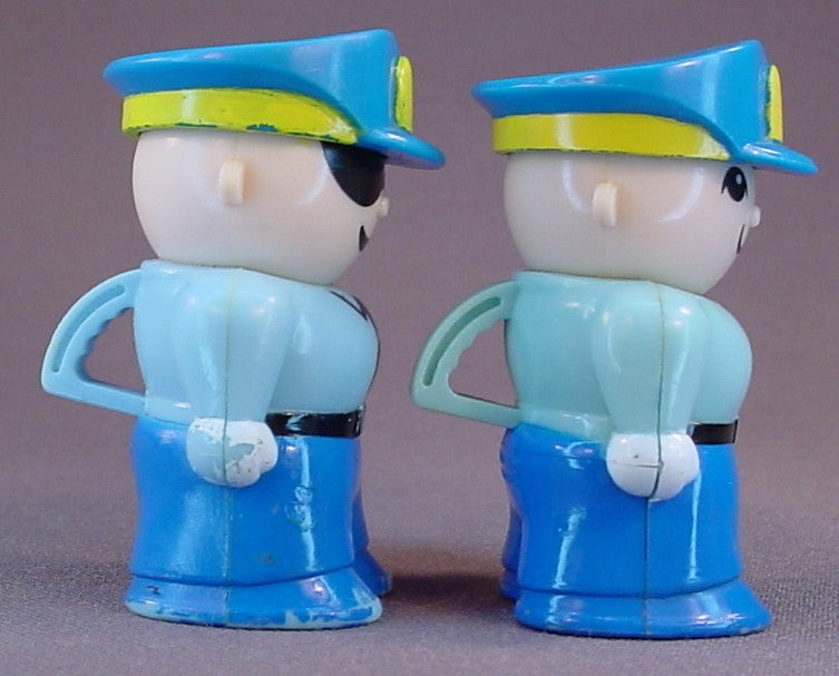 Buddy L My First Buddys Pair Of Policeman Figure Toys, Vintage, 1988 Buddy L, 2 1/4 Inches Tall, Figures