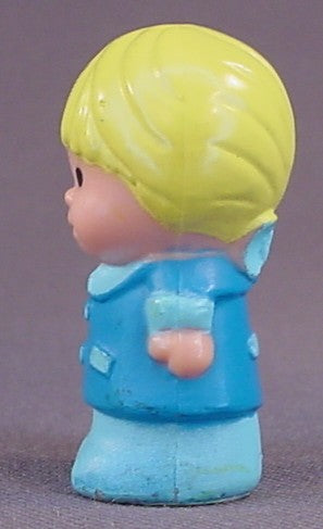 Tree Tots Treehouse Footman In A Blue Uniform Figure From A Royal Castle Coach Or Carriage Set, Blond Hair, Also A Part Of The Mysterious Pumpkin Set, 1977 Kenner, Vintage Toy